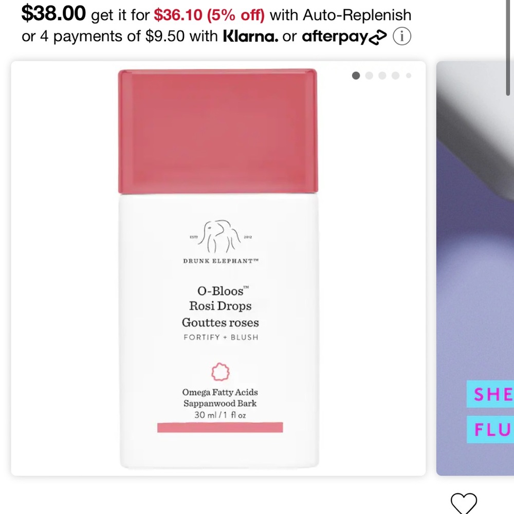 Drunk Elephant O-Bloos Rosi Drops